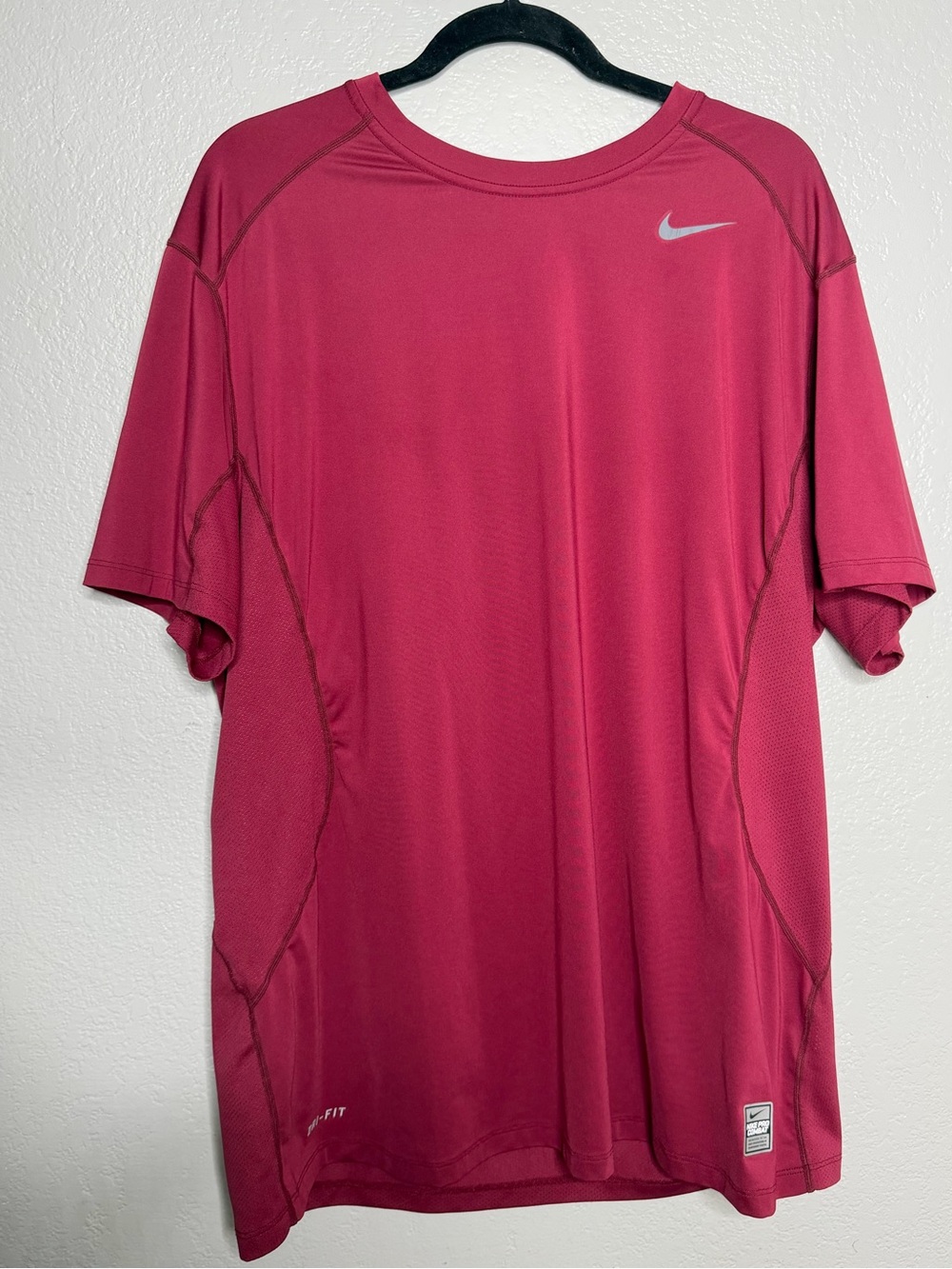 Nike Pro Combat Dri-FIT Compression Training Shirt Men’s XXL Maroon